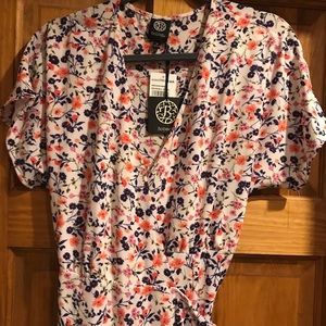 Floral wrap maxi dress.  Medium.